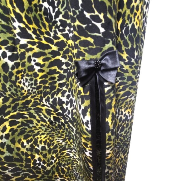 Women's Animal Print Maxi Sleeveless Long Dress Party Gown- XS/S - Picture 8 of 15